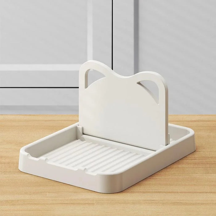 Spoon, Spatula & Lid Rest Rack – Compact Pan Lid Holder for Kitchen
