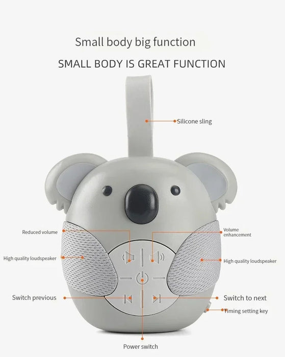 Portable White Noise Sleep Soother — 5 Soothing Sounds with Timed Shut-off