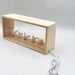 DIY Shadow Box Frame with USB Nightlight – Wood, Acrylic & Resin Display Case, 26×13×6cm