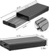 Metal Coffee Pod Drawer – 40-Capsule Storage Organiser for Home & Office Counter