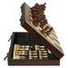 39.3cm / 15.47in Magnetic Wooden Folding Chess Set with 2 Extra Queens – Travel & Tournament