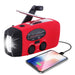 2000mAh Hand‑Crank Emergency Radio with LED Torch, USB & Solar Charging