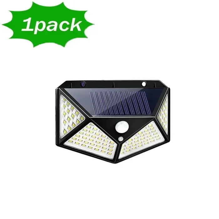 Luz LED Solar - Holofote Multifuncional Alimentado por Luz Solar, À Prova de Água, Com Sensor de Movimento - Ideal para Decoração de Jardins ao Ar Livre