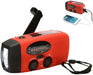 2000mAh Hand‑Crank Emergency Radio with LED Torch, USB & Solar Charging