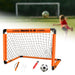 Foldable Kids Football Goal with Ball, Pump & Ground Pegs