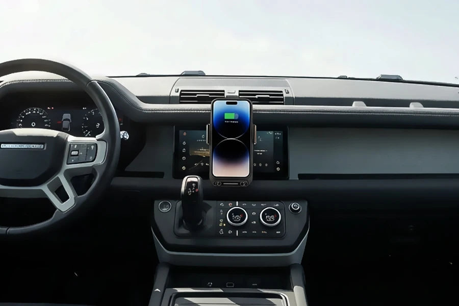 15W Car Phone Charger & Holder — Auto‑Sensing Vent Mount with One‑Touch Release