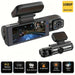 Dual-Lens Car DVR Dash Cam 1080P FHD — Front and Interior Recorder