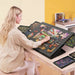 Portable Felt Puzzle Board Set — Foldable with Bracket Cover, Home & Office Organiser