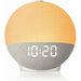 Wake-up Light Sunrise Alarm Clock — White Noise, Bluetooth Speaker & Colour-Changing Night Light (White)