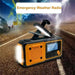5000mAh Emergency Hand Crank Radio — AM/FM/SW, Solar, USB & NOAA Alerts