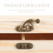 Four-Compartment Unfinished High-Grade Wood Tea & Keepsake Box