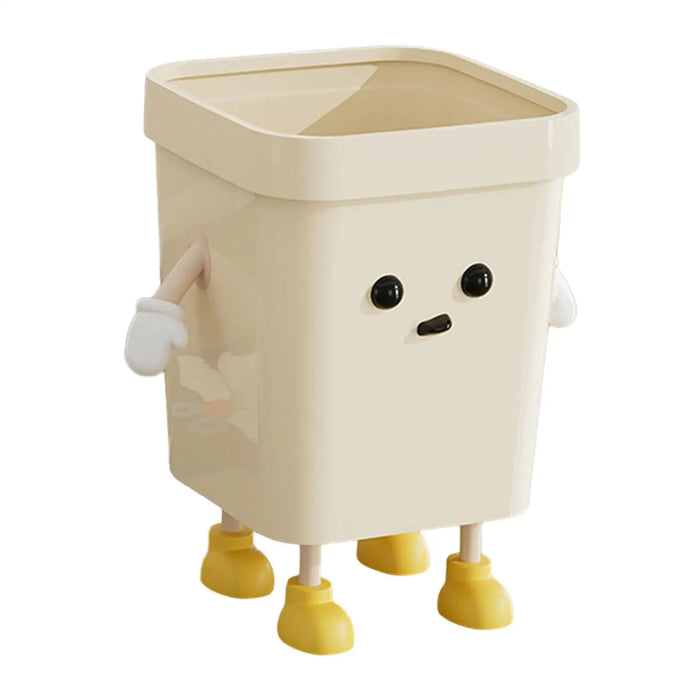 Creative Cute Trash Can — Open-Top Compost Bucket & Dustbin for Home