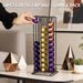 60-Capsule Metal Coffee Pod Rack — Floor-Standing Nespresso Storage (Black)