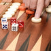 Foldable Wooden Backgammon Set 11–17 inch — Handmade, Foldable Board with Accessories