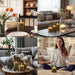 Acrylic Flameless Flickering Candles with Remote & Timer — Battery LED Pillars