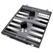 Classic Backgammon & Chess Set in Folding PU Leather Case – Portable Travel Game