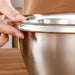 2-Piece Stainless Steel Colander & Mixing Bowl Set — Rice Washer and Strainer