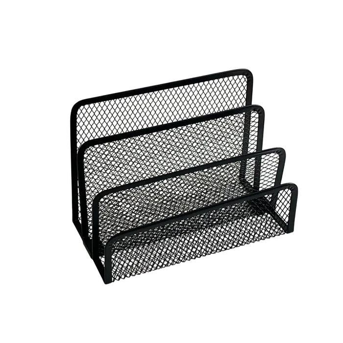 4-Tier Iron Mesh Desk Organiser – Letter Holder for Documents & Stationery