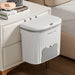 Cabinet Compost Bin with Lid — 6L or 10L, Wall‑Mount or Free‑Standing