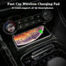 Silicone Car Wireless Charging Pad — Non‑Slip 15W Qi Fast Charger for iPhone, Samsung & Xiaomi