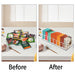 Tea Bag Storage Box — Plastic Kitchen Drawer & Countertop Organiser