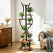 145cm Tall 7-Tier Corner Metal Plant Stand – Indoor & Outdoor Flower Rack