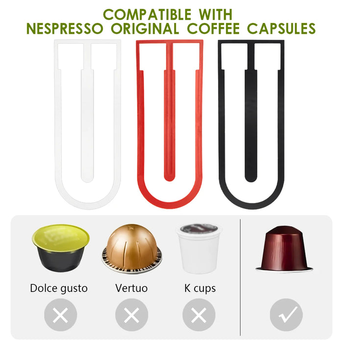 Coffee Capsule Tower Stand – Holds 10 Nespresso Original Capsules
