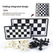Folding Magnetic Chess & Checkers — 4 Sizes, Plastic HIPS, Teaching Book