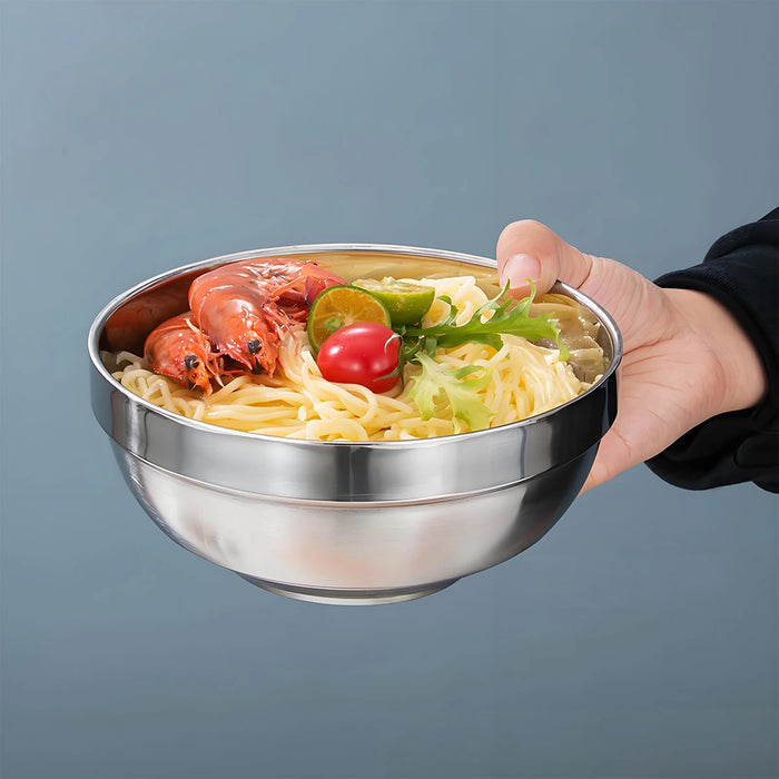 14.5cm Stainless Steel Bowl – Durable, Stackable for Mixing, Pickling, Salad & Fruit