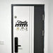 Black Iron 'Family' Wall Key Holder — Wall-Mounted Hook & Hat Rack
