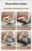 Pull-Out Pots & Pans Organiser — Sliding Lid Holder & 8-Compartment Kitchen Rack (White/Black)