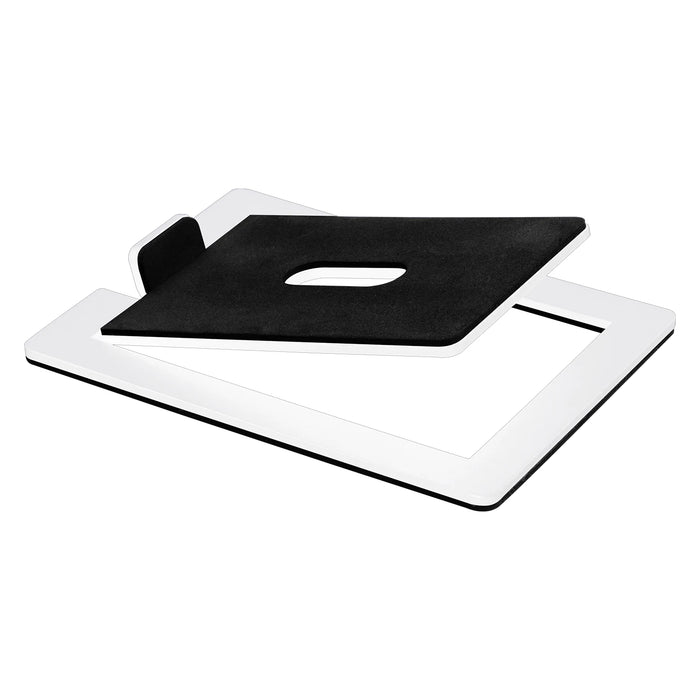 Desktop Speaker Stand — Carbon steel with shock-absorbing base