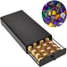 40-Capsule Nespresso Pod Drawer Organiser – Metal Coffee Capsule Rack, Black