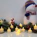 12-Pack Rechargeable LED Tea Lights — USB Charge, Remote & Timer, Warm White