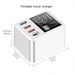 40W 4-Port USB-C Charging Station with 20W PD & QC 3.0 – White