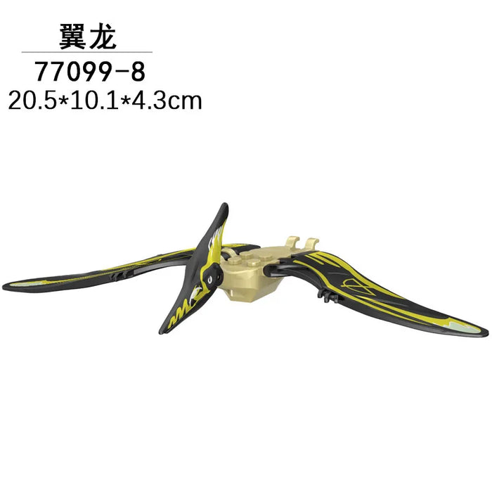 Tyrannosaurus Rex Building Block Figure — Jurassic Dinosaur Brick Toy (LEGO-compatible, 1pc)