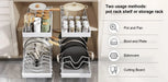 Pull-Out Kitchen Organiser — Pots, Pans & Lids, Ready-to-Use Rack