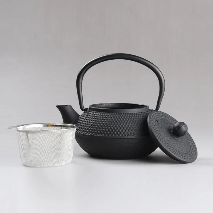 Japanese‑style Cast Iron Teapot with Stainless Steel Infuser — 300ml