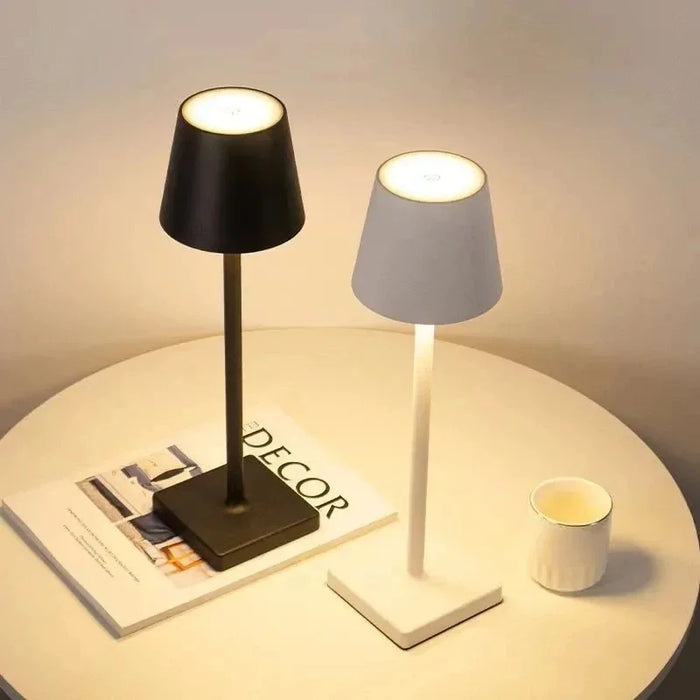 LED Stolna Lampa - Usb Punjenje, Vodootporna, Bežični Dodir za Bar, Restoran, Hotelsku Spavaću Sobu - Idealno Rješenje za Ambijentalno Osvjetljenje za Ugostiteljsku Industriju