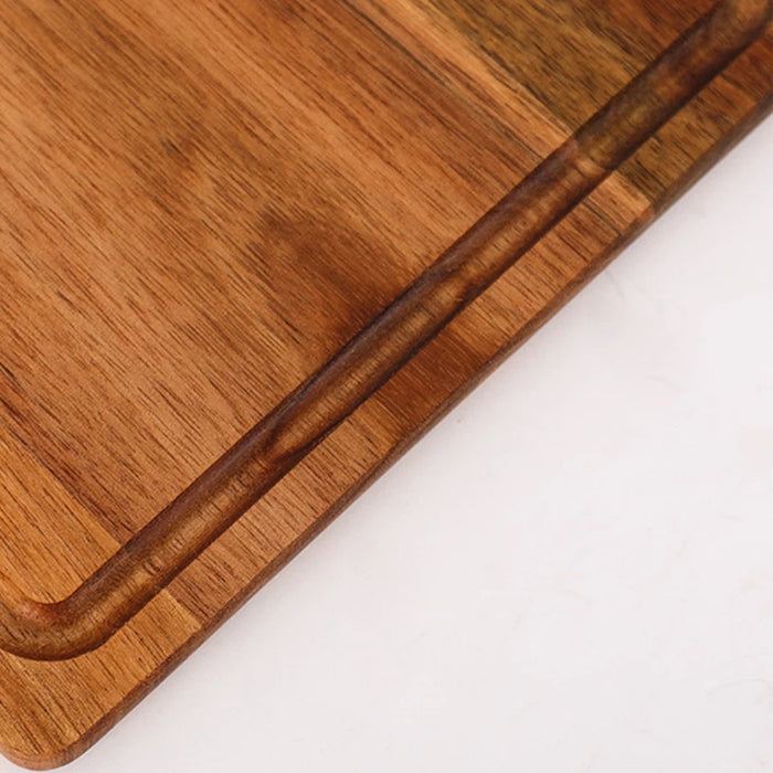 Acacia Wood Cutting Board 16 x 12 in (approx 41 x 31 cm) — Hand‑Carved Charcuterie & Chopping Board