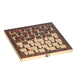 Wooden 3‑in‑1 Chess, Checkers & Backgammon Set – Foldable Travel Board