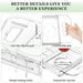 Expandable Clear Bath Shelf Over-Tub — Polycarbonate Bath Tray