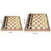 Solid Wooden Magnetic Foldable International Chess Set — Educational Game