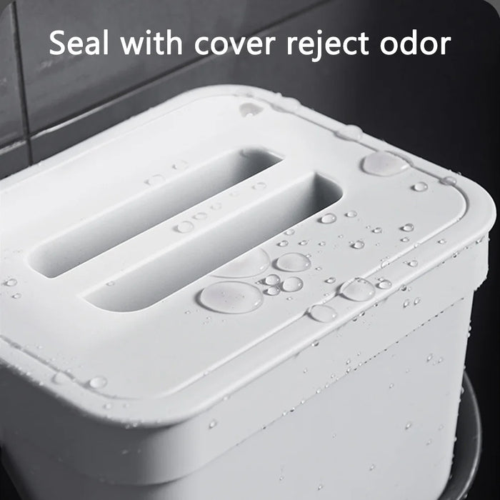 3L Countertop Compost Bin with Lid — Compact Kitchen Waste Caddy