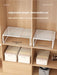 Adjustable Wardrobe Layered Shelves — Retractable Storage Rack for Closet, Cabinet and Shoe Organisation