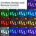 12-Pack USB Rechargeable Flameless LED Tealight Candles with Remote & Timer