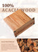 Acacia Wood Magnetic Knife Block – Kitchen Knife Holder with Strong Magnets