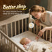 Portable Sleep Sound Machine for Baby & Adult — 15 Sounds, Cry Detection, Night Light, Timer (Rechargeable)