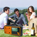 4000mAh Emergency Solar Radio with Hand Crank — AM/FM Weather Radio, LED Reading Light & Phone Charger