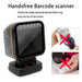 TD-X1-1100 Desktop Hands-free 1D/2D Barcode Scanner — Flat, High-speed Reader
